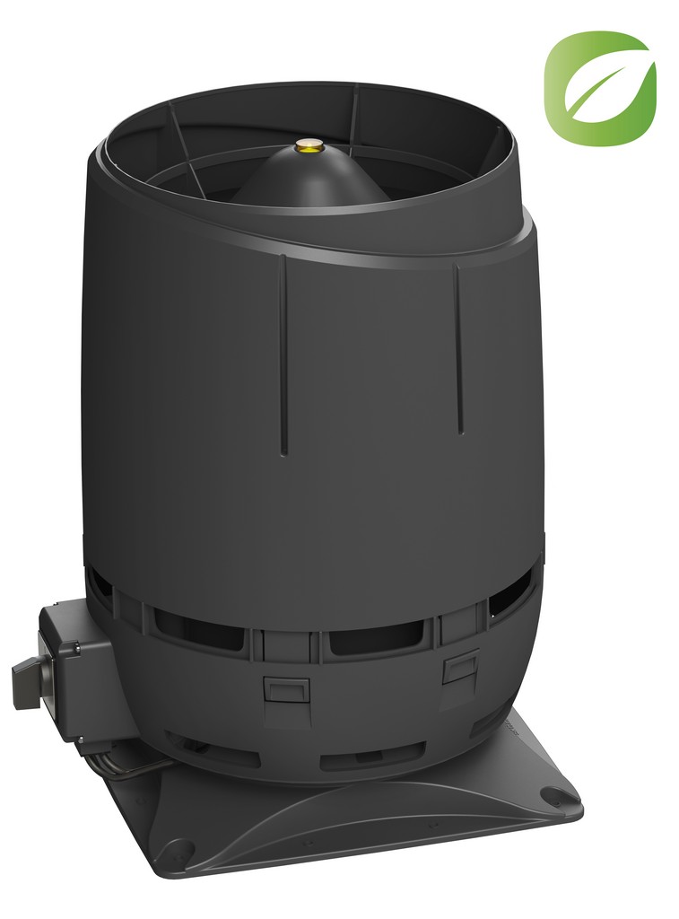 VILPE ECo125S Flow Roof Fan + Inst. Set 300X300